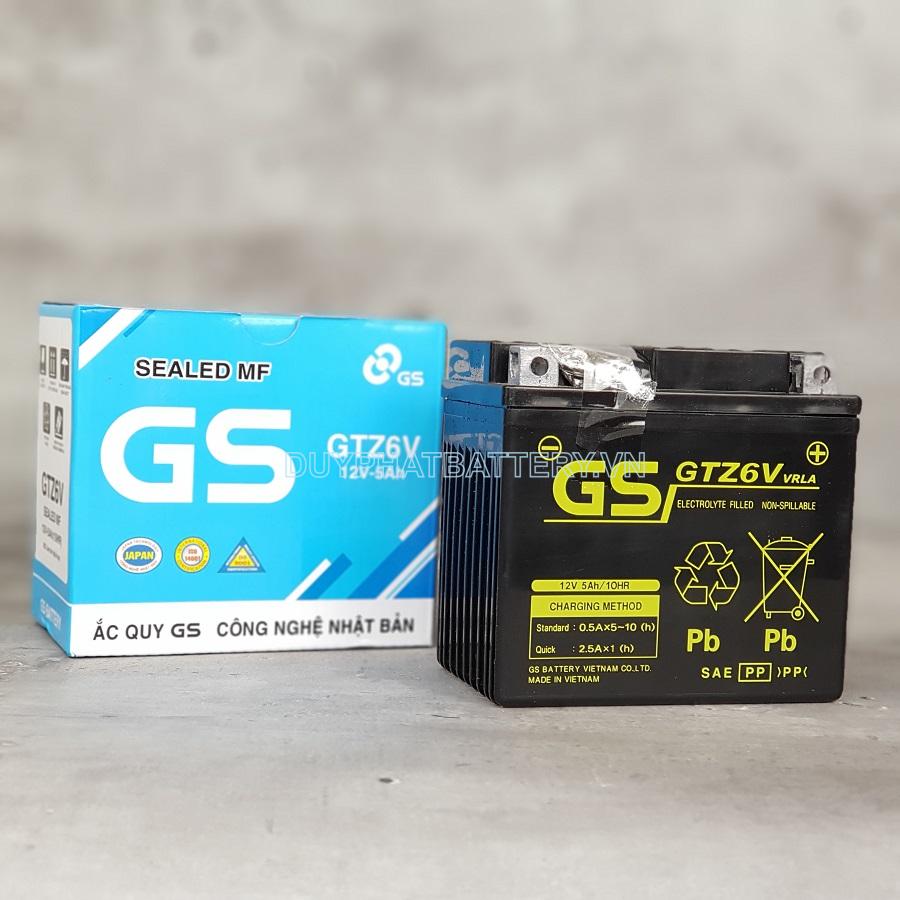 Ắc quy GS GTX6V sử dụng cho xe nào?