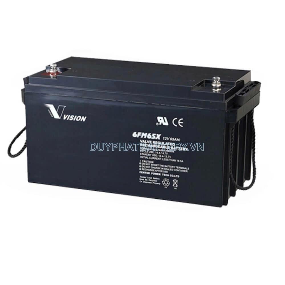 Bình ắc quy Vision 6FM65-X 12V 65Ah