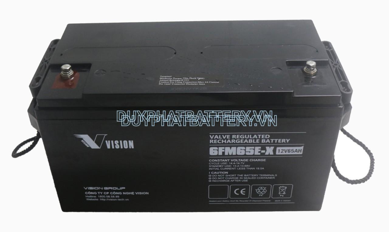 Bình ắc quy Vision 6FM65E-X 12V 65Ah