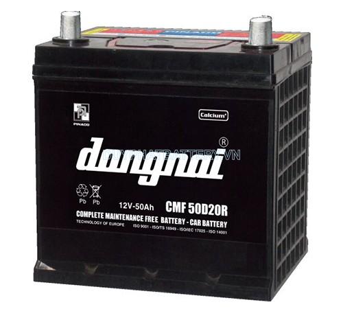 Bình ắc quy ĐỒNG NAI CMF 50D20R 12V 50AH