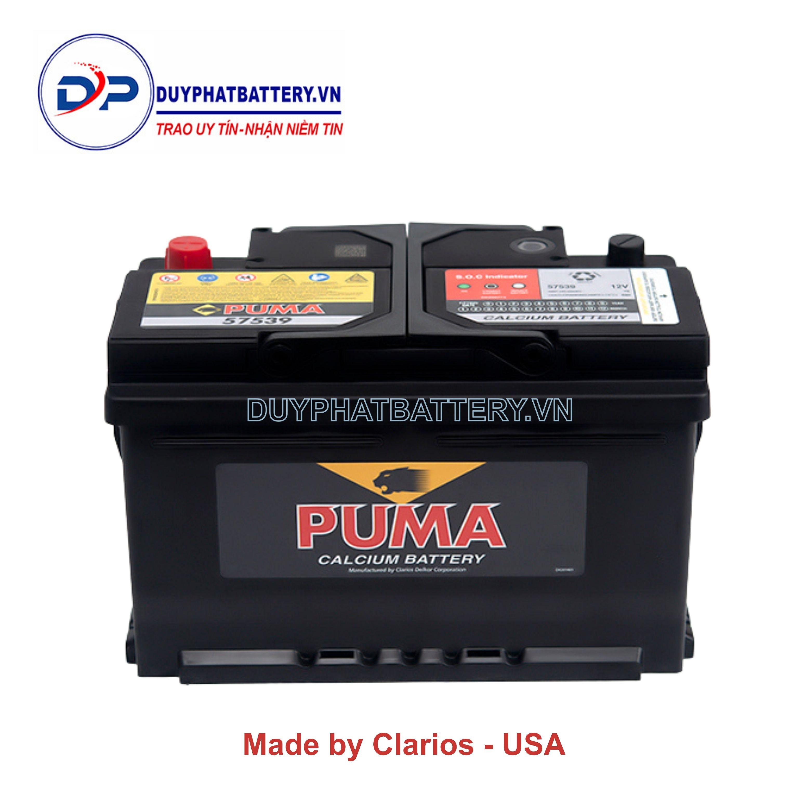 Bình ắc quy Puma 57539 12V 75Ah