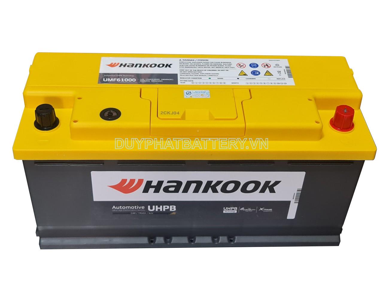 Batterie 12V 110Ah HANKOOK 